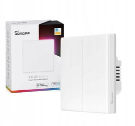 Inteligentny Dotykowy Przełącznik WiFi TX Ultimate T5 2 kanały Sonoff T5-2C