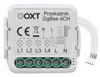 OXT Mini Przekaźnik 4 Obwody ZigBee TUYA 4x2,5A