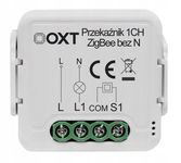 OXT Mini Przekaźnik 1 Obwód bez N ZigBee TUYA 10A Smart