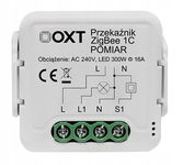 OXT Mini Przekaźnik 1 Obwód pomiar 16A ZigBee TUYA