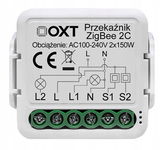 OXT Mini Przekaźnik 2 Obwody ZigBee TUYA 2x5A