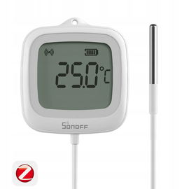 SONOFF SNZB-02LD Czujnik Temperatury Wilgotności Sonda Zigbee LCD IP65