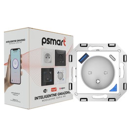 Inteligentne gniazdo z pomiarem prądu USB ZigBee TUYA PSMART białe