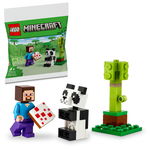 LEGO Minecraft 30672 Steve i mała panda