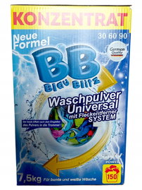 BLAU BLITZ UNIVERSAL - Uniwersalny Proszek do Prania 150 Prań