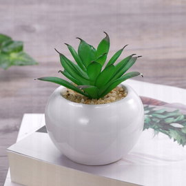 SZTUCZNE ROŚLINY OZDOBNE W DONICZKACH 3 SZTUK 13cm