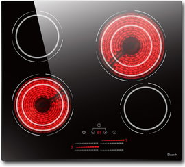 Płyta grzewcza ceramiczna Disaenvir 4 strefy, 6600 W DSC-D46663