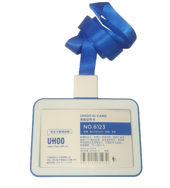 Identyfikator Etui Holder na kartę Smycz UHOO 6123 Blue