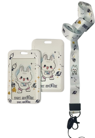 Identyfikator Etui Holder na kartę Smycz UHOO 7132 Króliczek