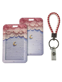Identyfikator Etui Holder na kartę Smycz UHOO 7228 Oil Paint Moon