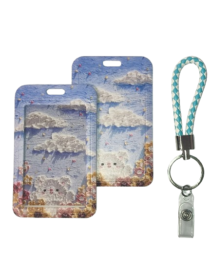 Identyfikator Etui Holder na kartę Smycz UHOO 7228 Oil Paint Bear