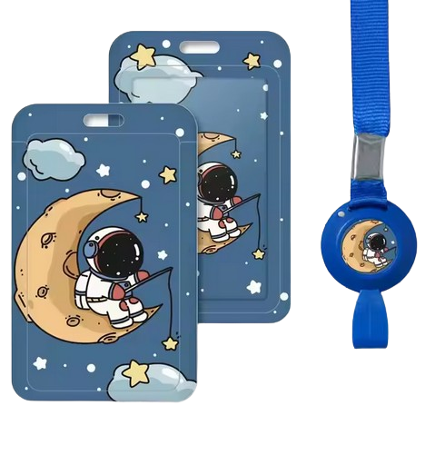 Identyfikator Etui Holder na kartę Smycz UHOO 7032 Kosmos Blue