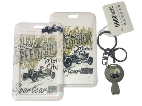 Identyfikator Etui Holder na kartę Smycz UHOO 7229-4 Old Car Sport