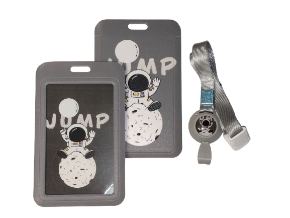Identyfikator Etui Holder na kartę Smycz UHOO 7032-1Kosmos Jump