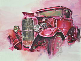 OBRAZ DO MALOWANIA PO NUMERACH Z RAMĄ 40X50 NR 1960