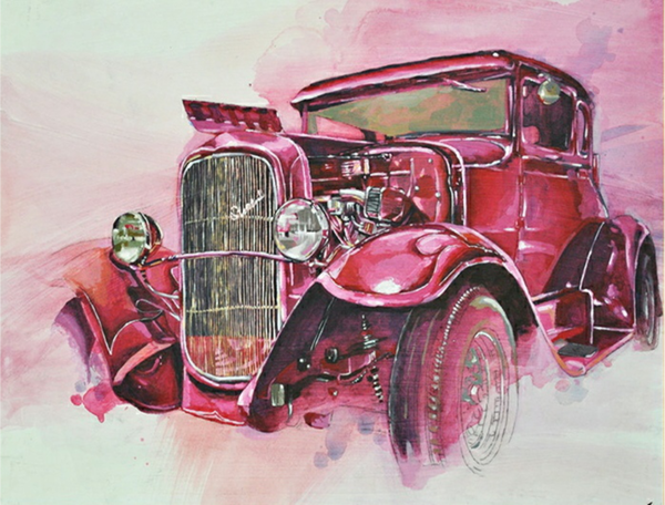 OBRAZ DO MALOWANIA PO NUMERACH Z RAMĄ 40X50 NR 1960