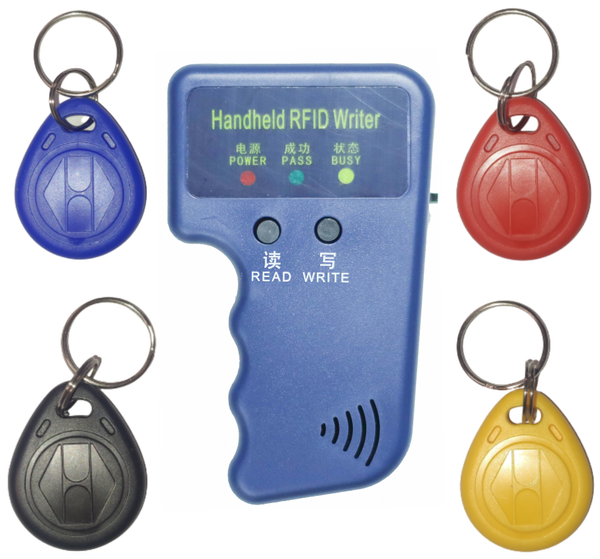 KOPIARKA PROGRAMATOR DUPLIKATOR BRELOK RFID 125kHz Z 4 BRELOKAMI