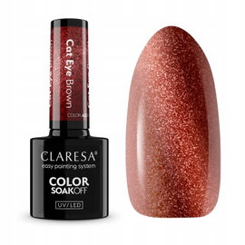 Claresa Color Alchemy Cat Eye Brown – lakier hybrydowy 5 g