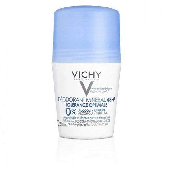 Vichy Dezodorant mineralny roll-on 48h bez aluminium, 50 ml