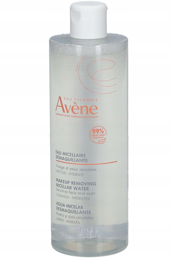 Avene Płyn micelarny do demakijażu skóry wrażliwej 400 ml