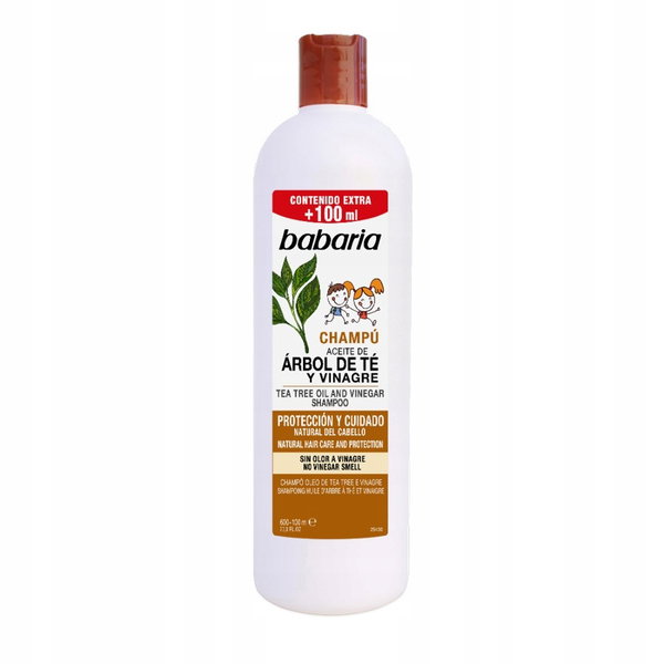 Babaria Szampon z octem i olejkiem z drzewa herbacianego 700 ml