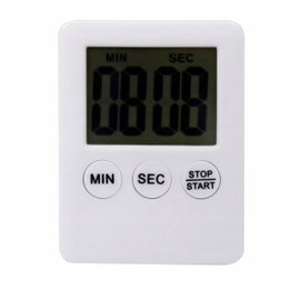 Minutnik kuchenny Aptel AG674A na magnes LCD biały