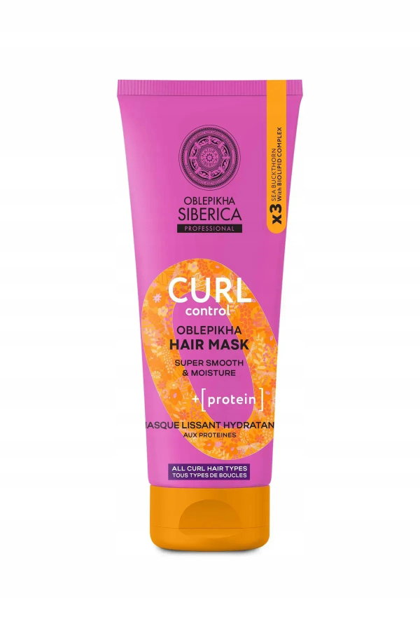 Natura Siberica Oblepikha Maska do włosów kręconych 200 ml