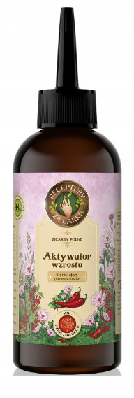 Receptury Zielarki Skarby Polne Wcierka Aktywator wzrostu 170 ml