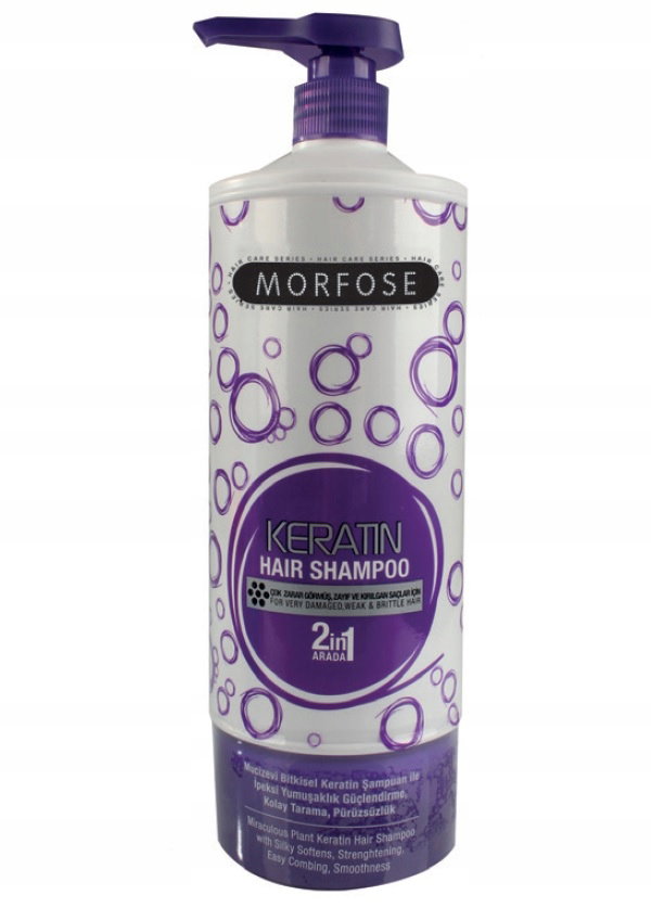 Morfose Keratin Hair Shampoo 2w1 Szampon Keratynowy 1000 ml