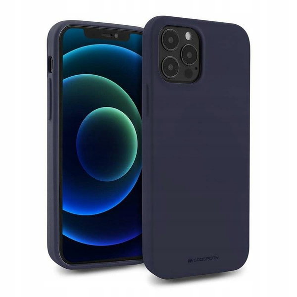 Etui Mercury Soft Feeling do Apple iPhone 14 Plus, niebieskie