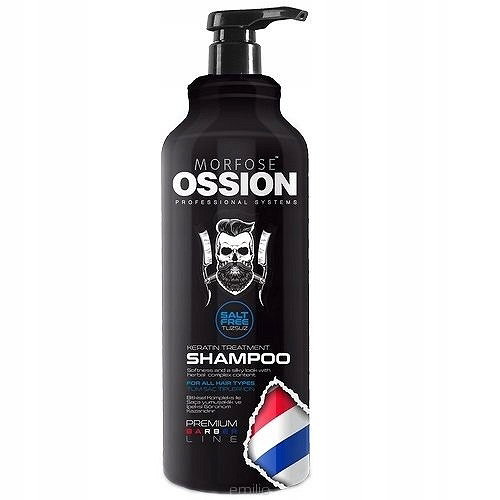 Morfose Ossion Barber Szampon Keratynowy Bez Soli 1000 ml