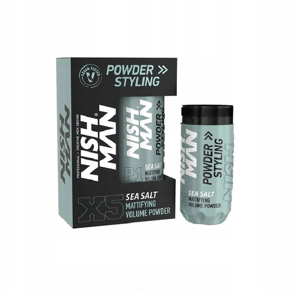 Nishman Sea Salt X5 puder do włosów matujący zwiększający objętość 20 g