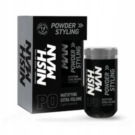 Nishman Light Control puder do włosów, matujący, lekki chwyt, 20 g