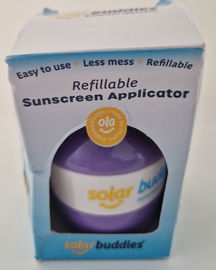 NOWY Solar Buddies – Aplikator do kremu z filtrem UV | Fioletowy