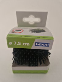 Silikonowa główka szczotki WC WENKO 7,5 cm | Czarna