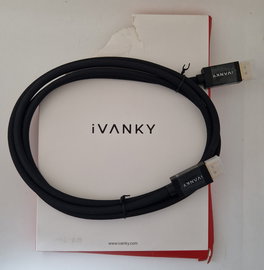 Kabel iVANKY DisplayPort 2.1 | 16K 8K 4K | 1.4m | Nylonowy oplot