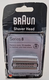Głowica Braun Series 8 83M Srebrna | Oryginalna folia + blok ostrzy