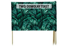 PARAWAN PLAŻOWY Rośliny z indywidualnym napisem 4 PANELE 73.4