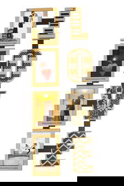 Ramka na zdjęcia LOVE 1 brązowo-czarna z grawerem