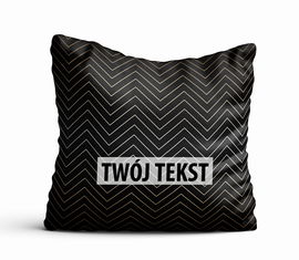 Poduszka Dekoracyjna GEOMETRYCZNA z Twoim napisem G08