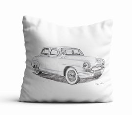 PODUSZKA DEKORACYJNA 01- Francja - Simca Aronde - 1951