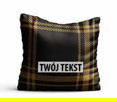 Poduszka Dekoracyjna KRATA  z Twoim napisem KR16