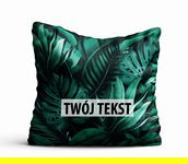 Poduszka Dekoracyjna KWIATY  z Twoim napisem K20