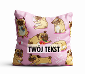 Poduszka DZIECIĘCA z Twoim napisem PD35 buldog