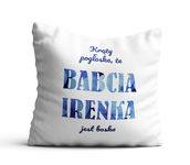 PODUSZKA Z DOWOLNYM IMIENIEM - Boska Babcia