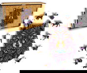 Puzzle Drewniane dla dzieci i dorosłych Wilk 2 Wolf w pudełku drewnianym