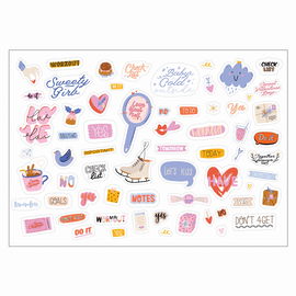 NAKLEJKI SAMOPRZYLEPNE KSIĘGA GOŚCI 8 65 szt