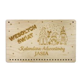 KALENDARZ ADWENTOWY z grawerem dla dziecka  BAZA  11