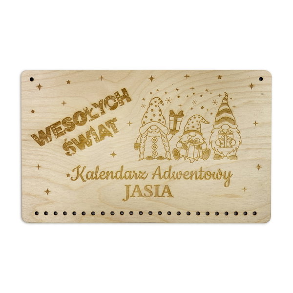KALENDARZ ADWENTOWY z grawerem dla dziecka  BAZA  11