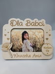 RAMKA NA ZDJĘCIE Z DOWOLNYMI IMIONAMI - Dla Babci - wzór 2